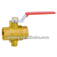 J2021 Brass Ball Valve with Drain F/F